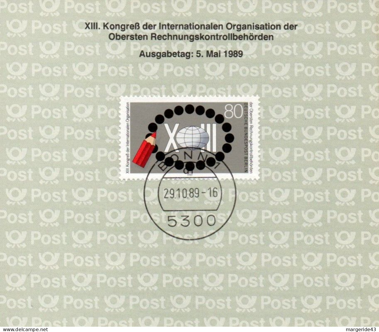 ALLEMAGNE RFA LOT DE 30 TIMBRES OBLITERES 1 ER JOUR