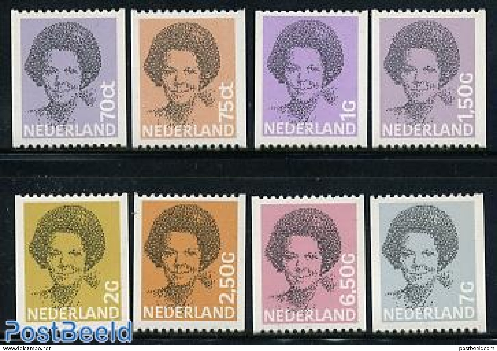 Netherlands 1981 Definitives, Coil 8v, Mint NH - Nuevos