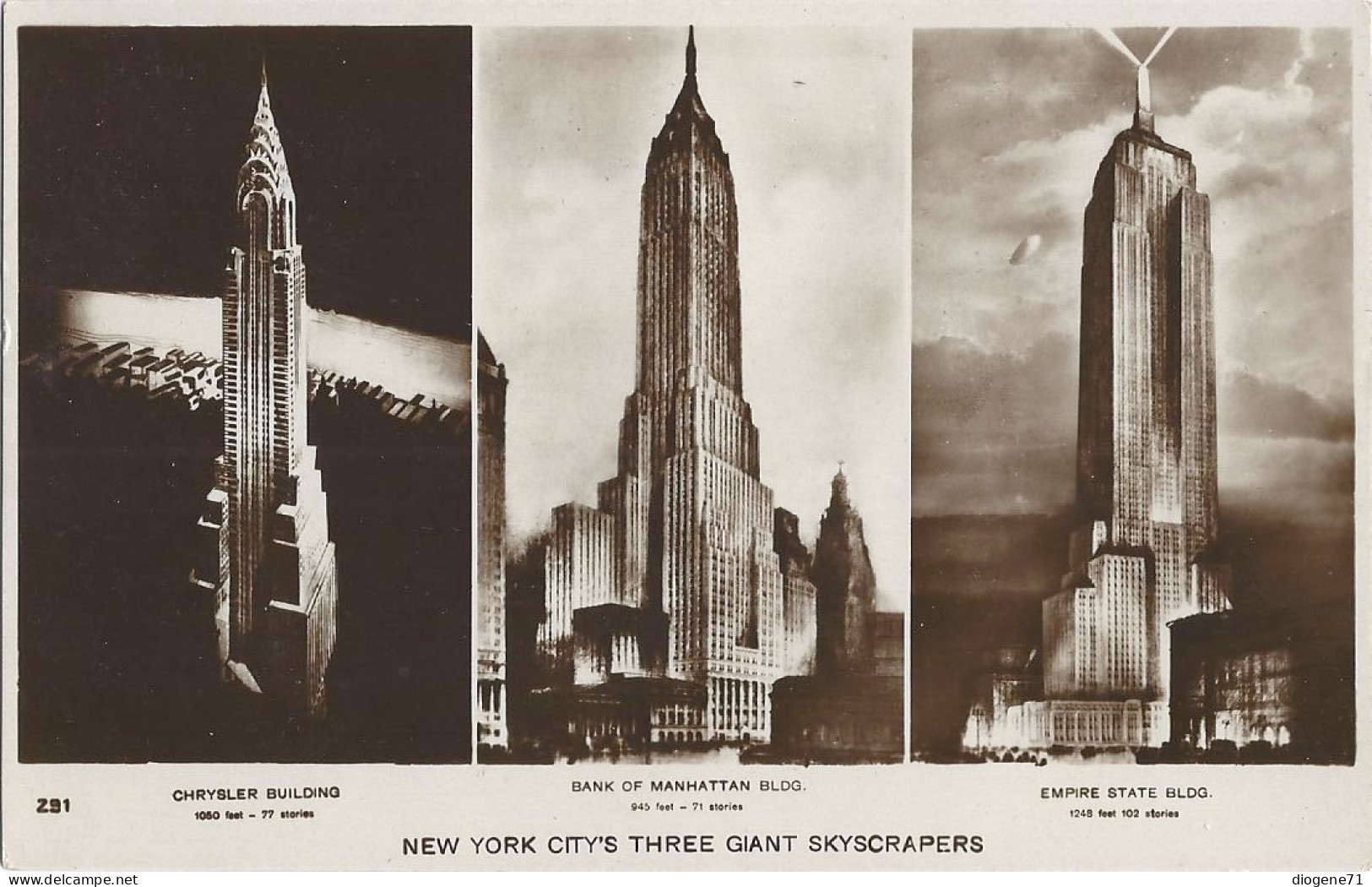 New York City's Three Giant Skyscrapers Zeppelin - Manhattan