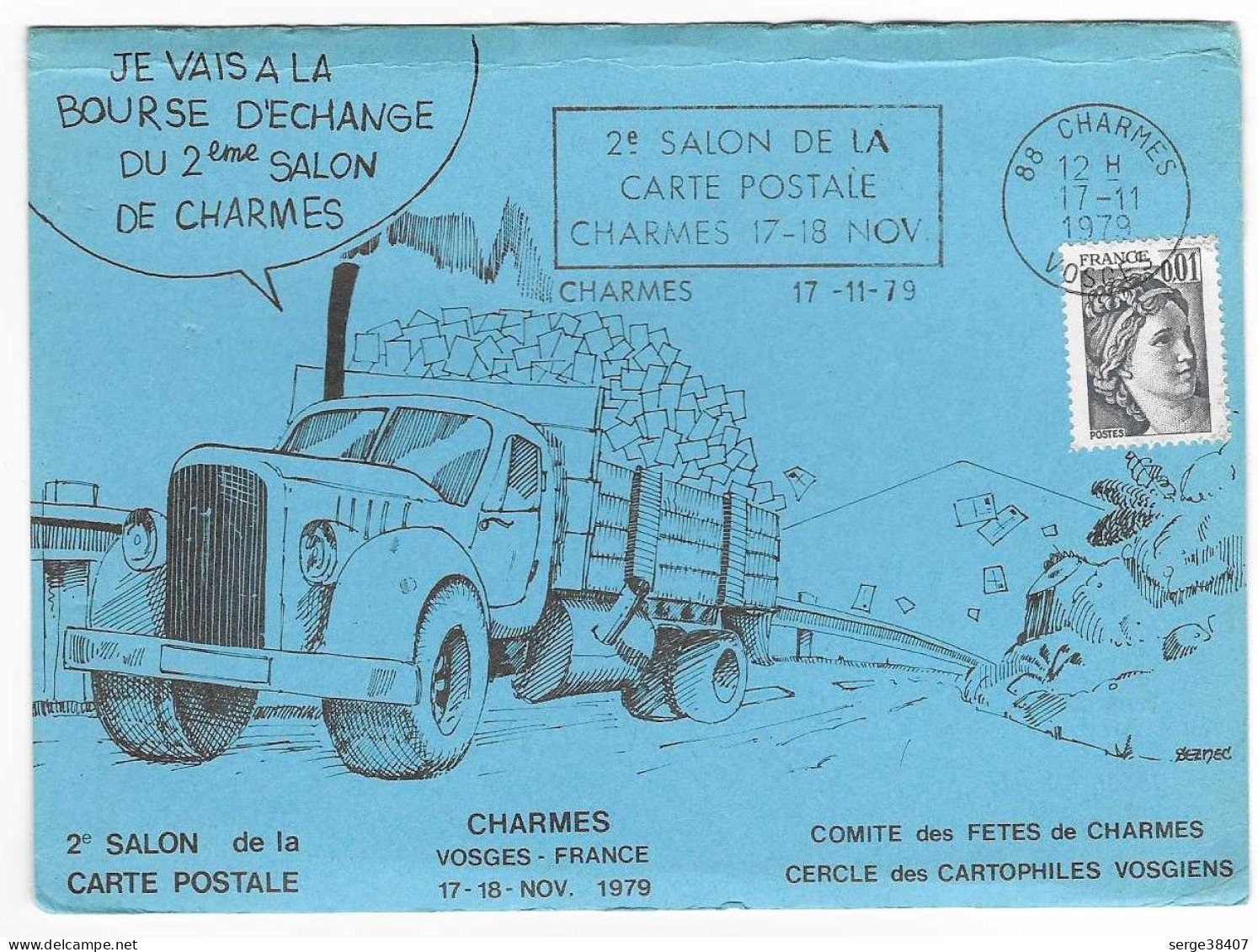 Charmes - 1979 - 2eme Salon De La Carte Postale - N° 0832 Sur 1000 Ex.  # 6-23/21 - Charmes