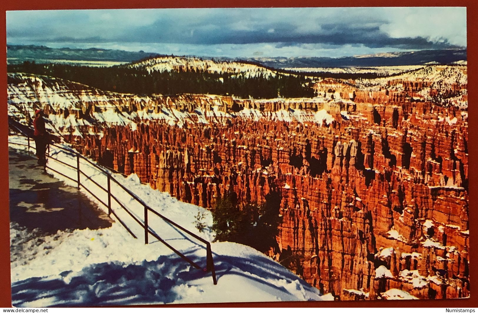 THE SILENT CITY From INSPIRATION POINT BRYCE CANYON NATIONAL PARK, UTAH (USA) 1967 (c457) - Bryce Canyon