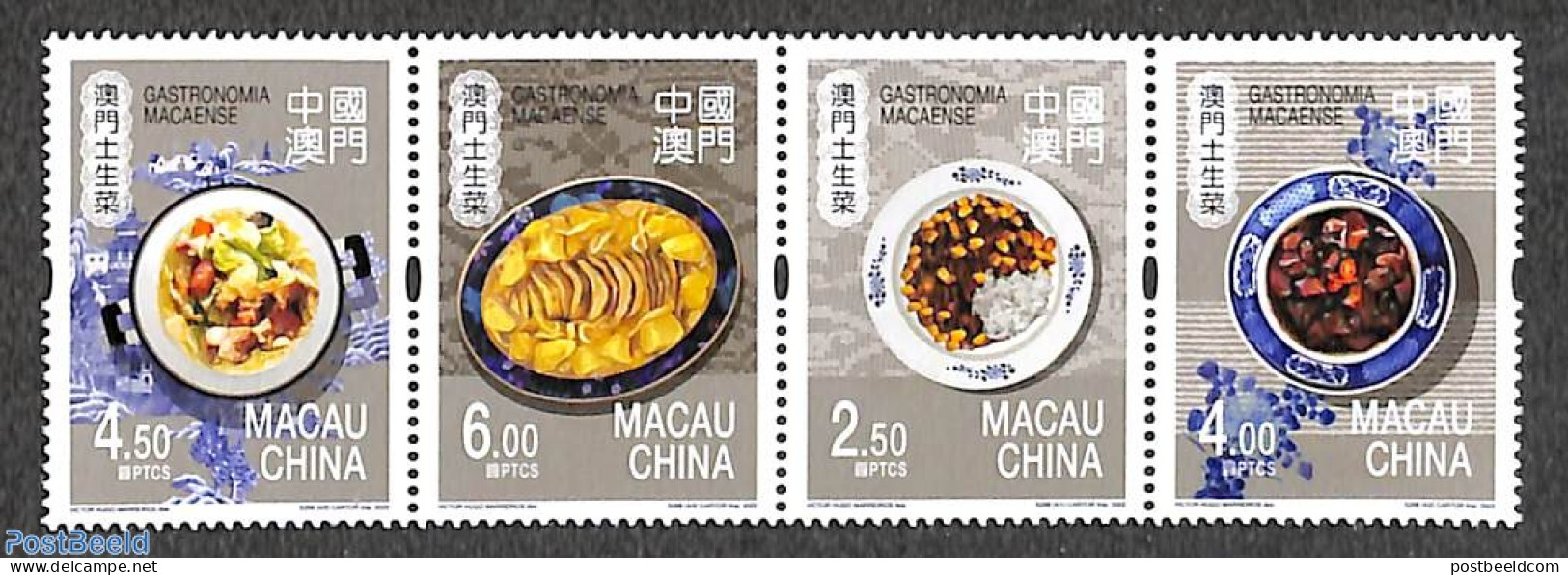 Macao 2022 Gastronomy 4v, Mint NH, Health - Food & Drink - Unused Stamps