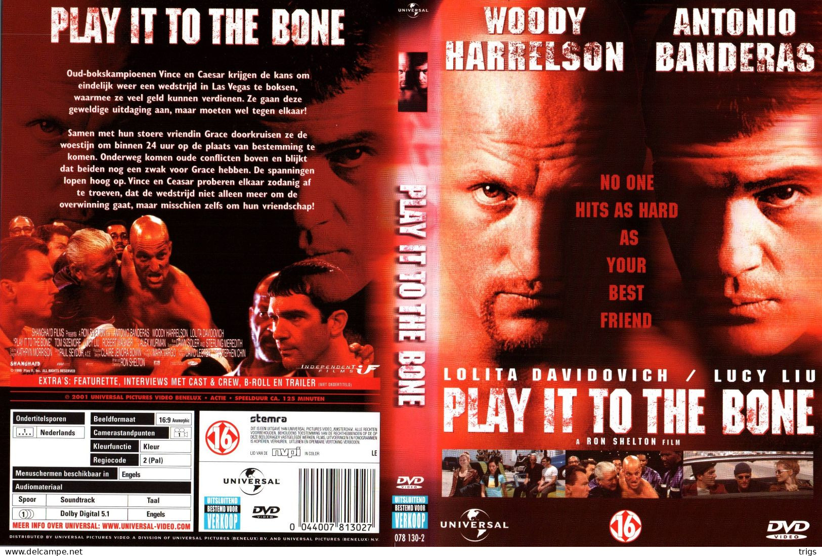 DVD - Play It To The Bone - Acción, Aventura