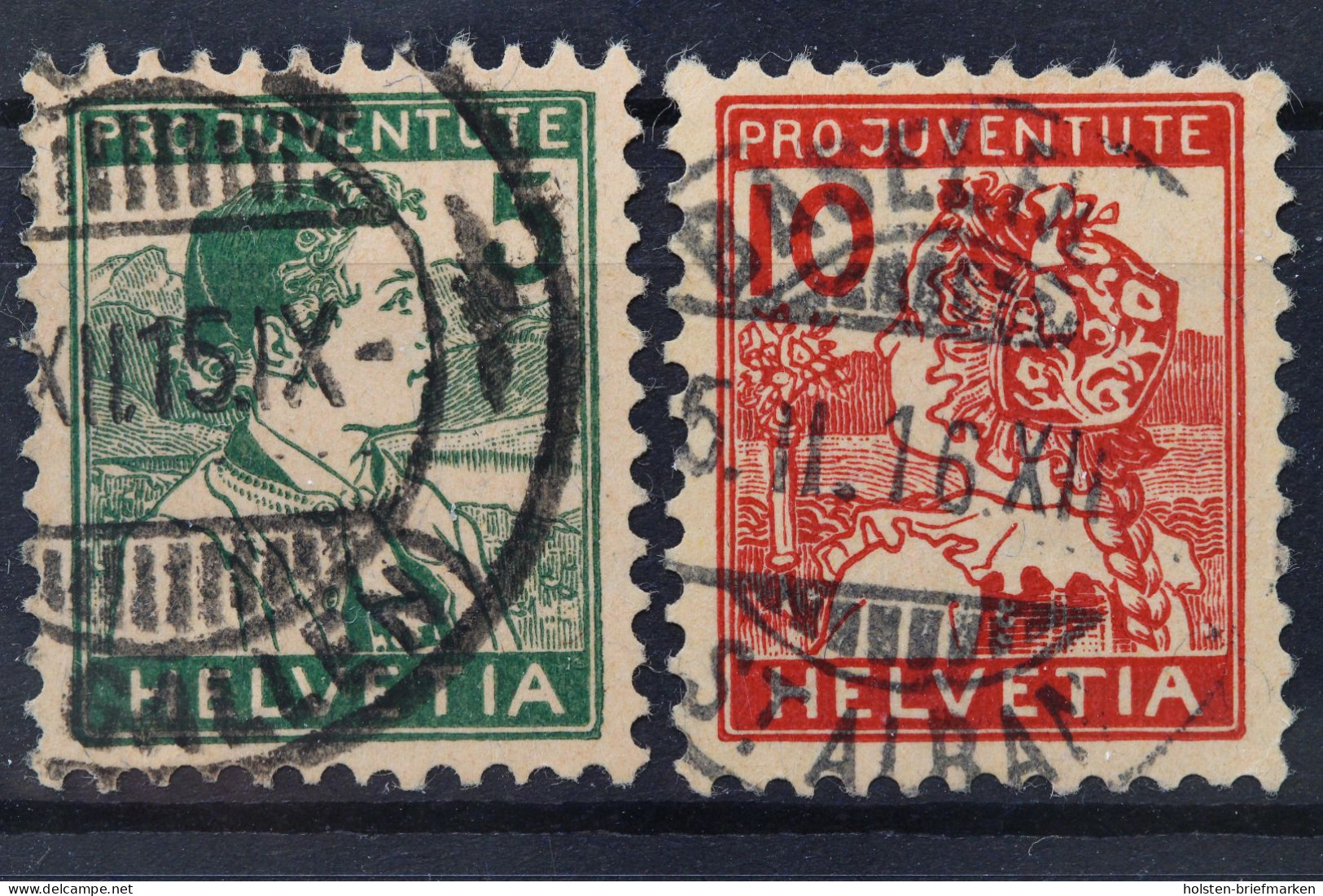Schweiz, MiNr. 128-129, Gestempelt - Neufs