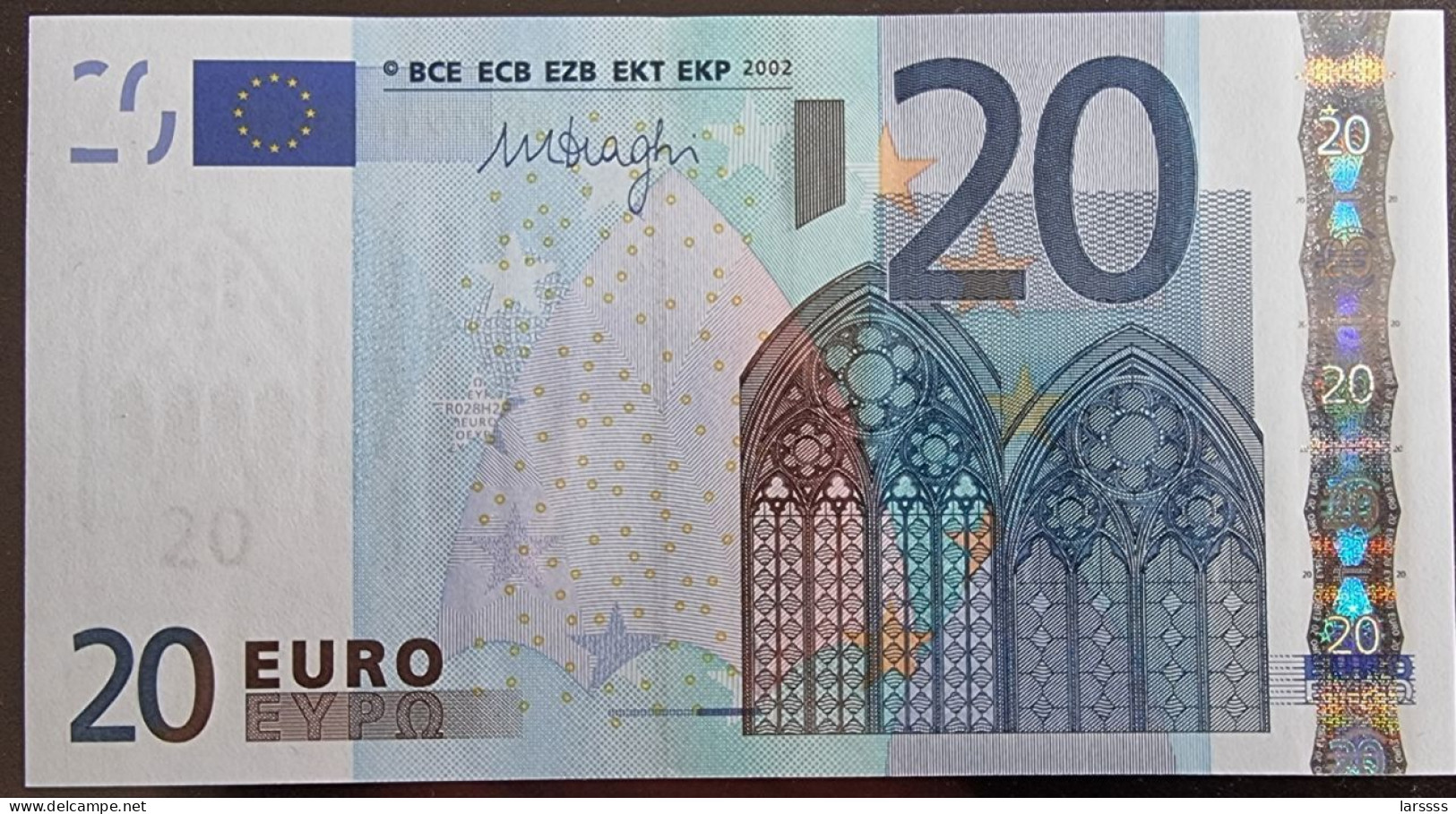 1 X 20€ Euro Draghi  R028H2 E05791710612 - UNC  Slovakia / Slowakei - 20 Euro