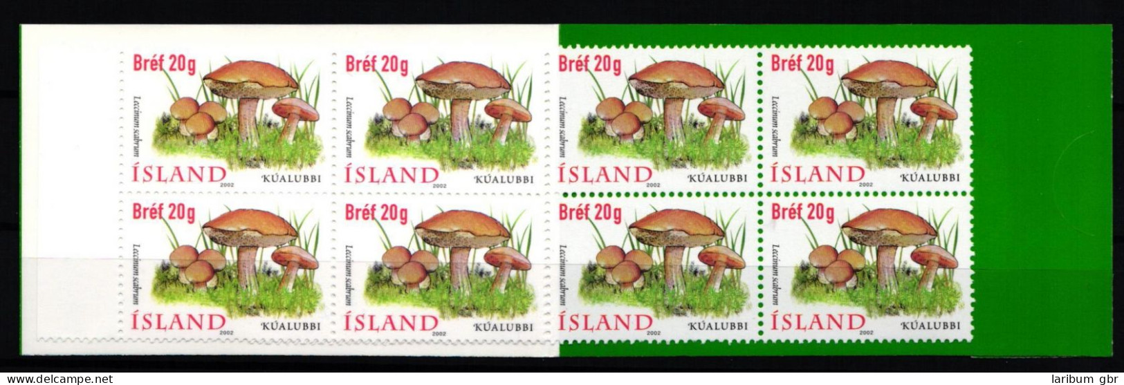 Island 1000 Postfrisch Markenheft / Pilze #KC432 - Other & Unclassified