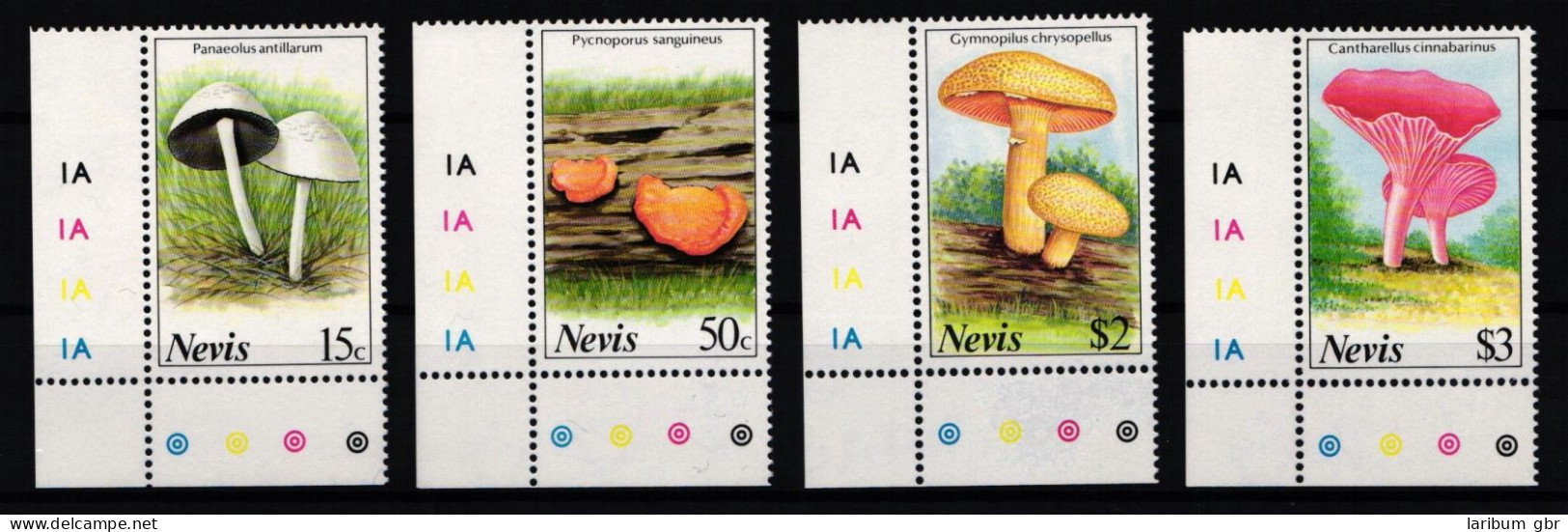 Nevis 475-478 Postfrisch Pilze #KC442 - St.Kitts Und Nevis ( 1983-...)