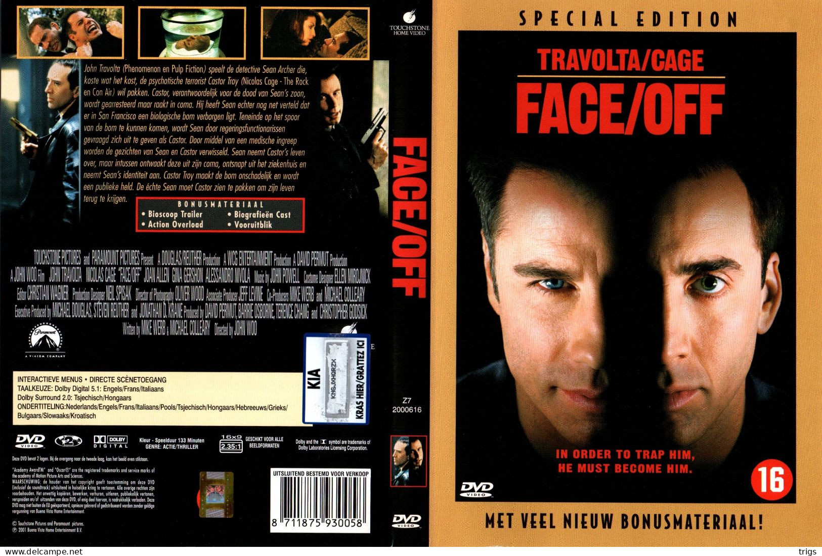 DVD - Face/Off - Action, Aventure