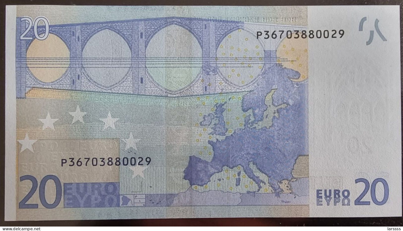 1 X 20€ Euro Draghi  R029B5 P36703880029 - UNC  Netherlands / Holland - 20 Euro