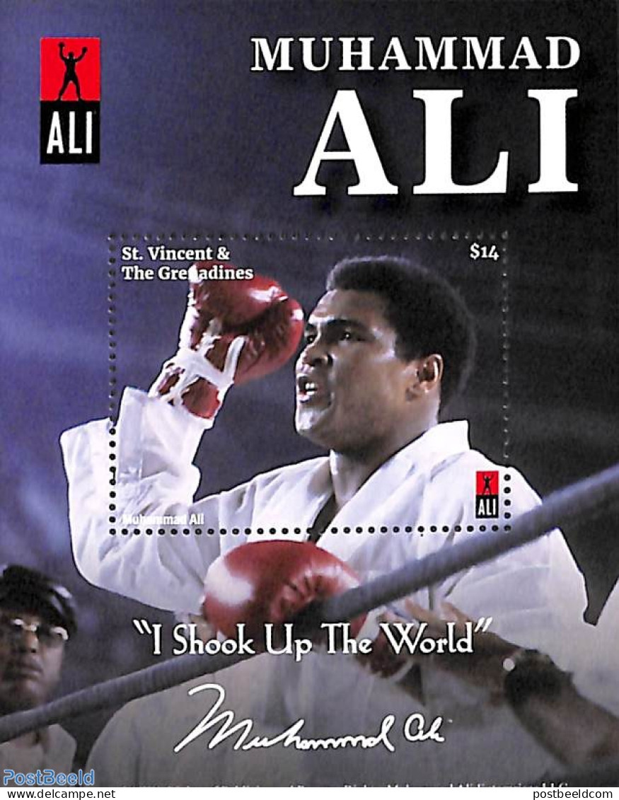 Saint Vincent 2022 Muhammad Ali S/s, Mint NH, Sport - Boxing - Boxing