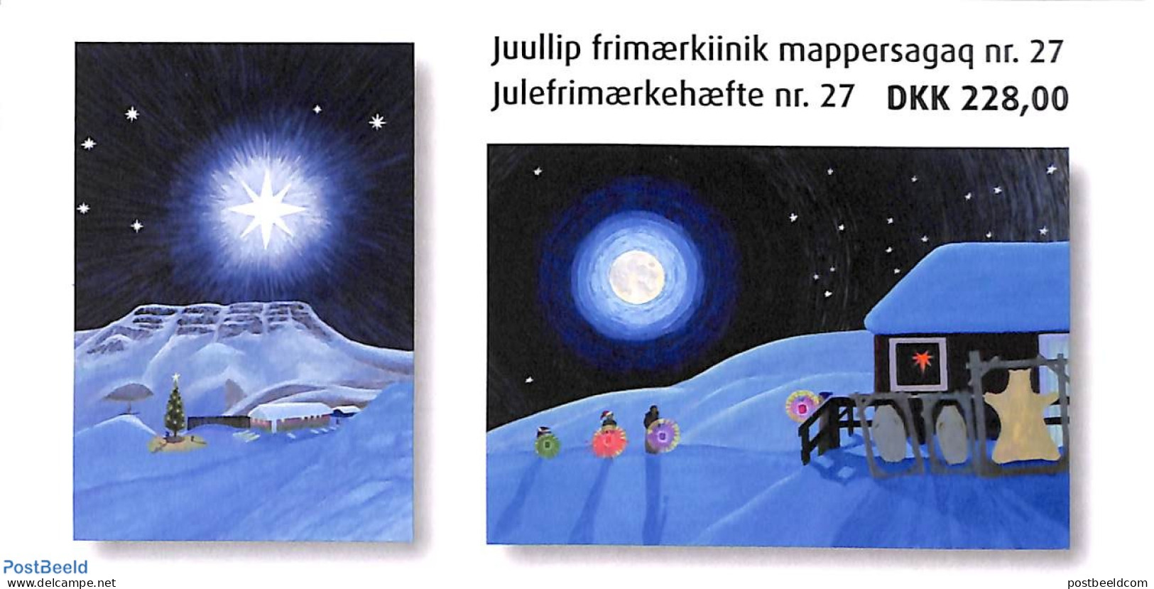 Greenland 2022 Christmas Booklet S-a, Mint NH, Religion - Christmas - Neufs