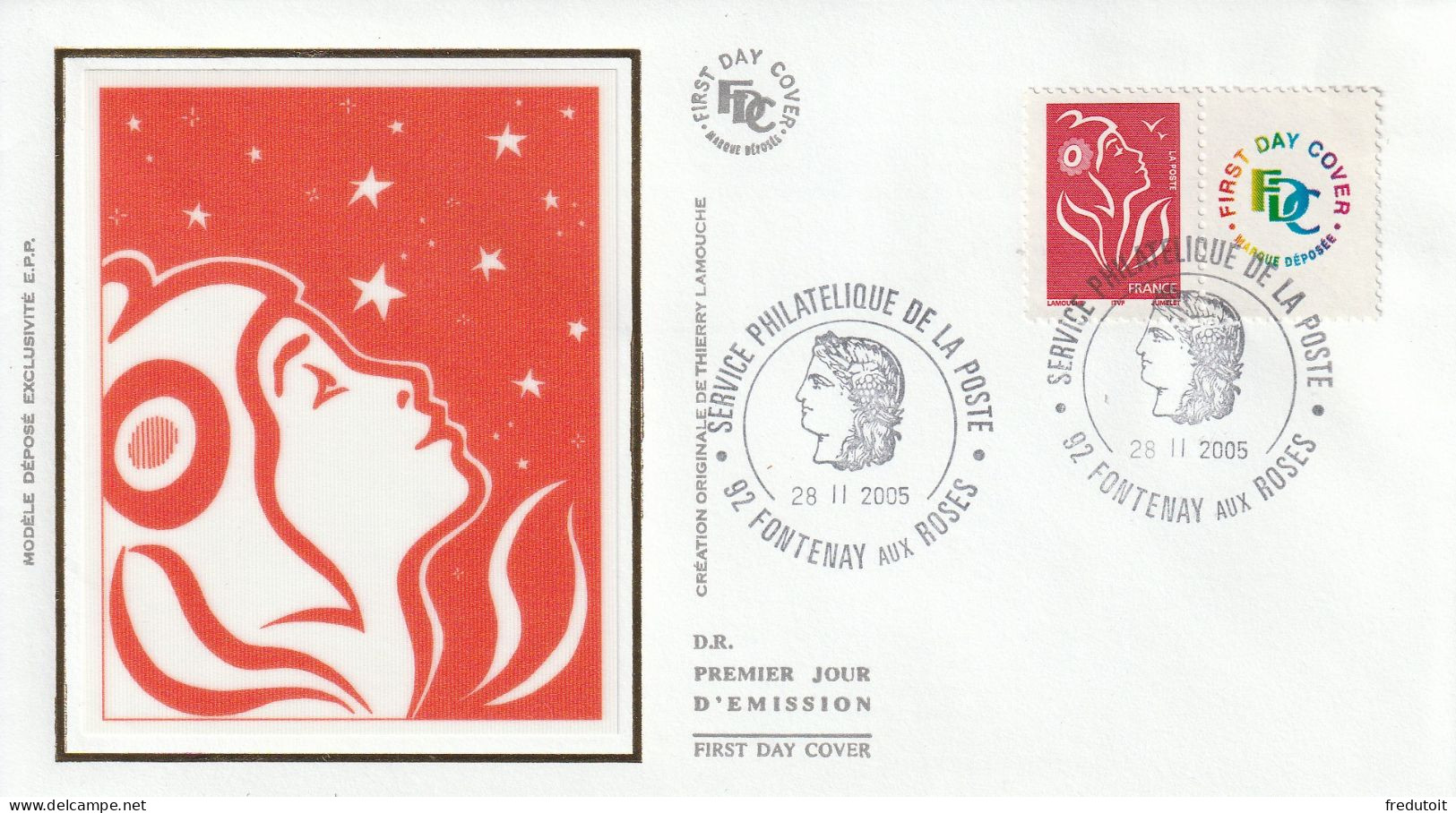 FDC - 2005 - Personnalisé N°3741A - 2000-2009