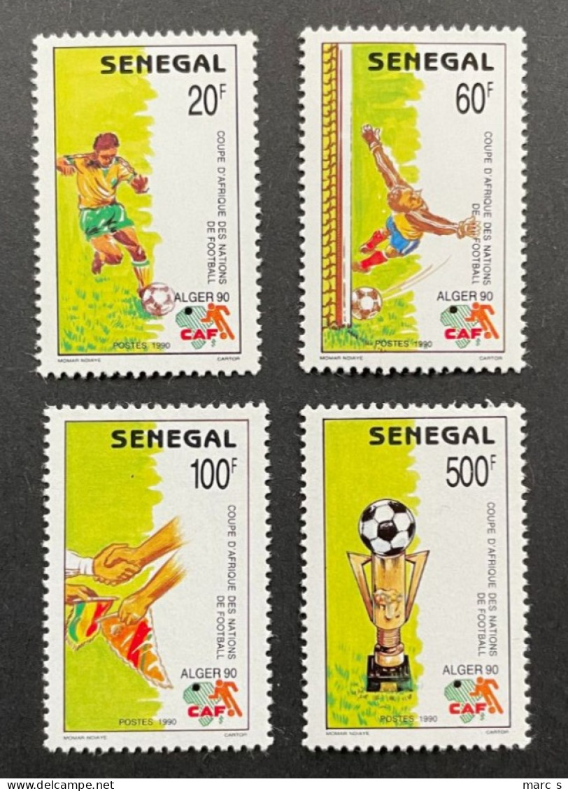 SENEGAL 1990- NEUF**/MNH - RARE Série Complète Mi 1083 / 1086 - YT 862 / 865 - SOCCER FOOTBALL COUPE AFRIQUE NATIONS - Senegal (1960-...)