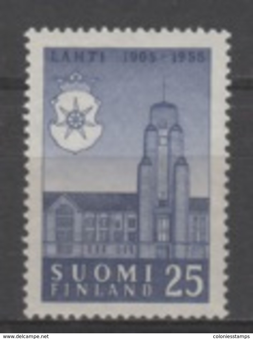 (SA0337) FINLAND, 1955 (50th Anniversary Of Founding Of Lahti). Mi # 446. MNH** Stamp - Unused Stamps
