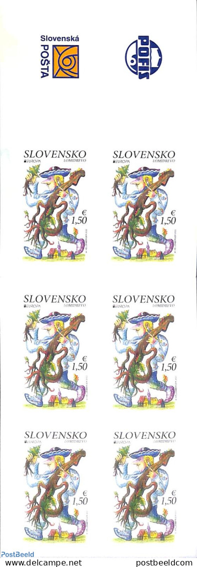 Slovakia 2022 Europa, Myths & Legends Booklet, Mint NH, History - Europa (cept) - Stamp Booklets - Art - Fairytales - Neufs