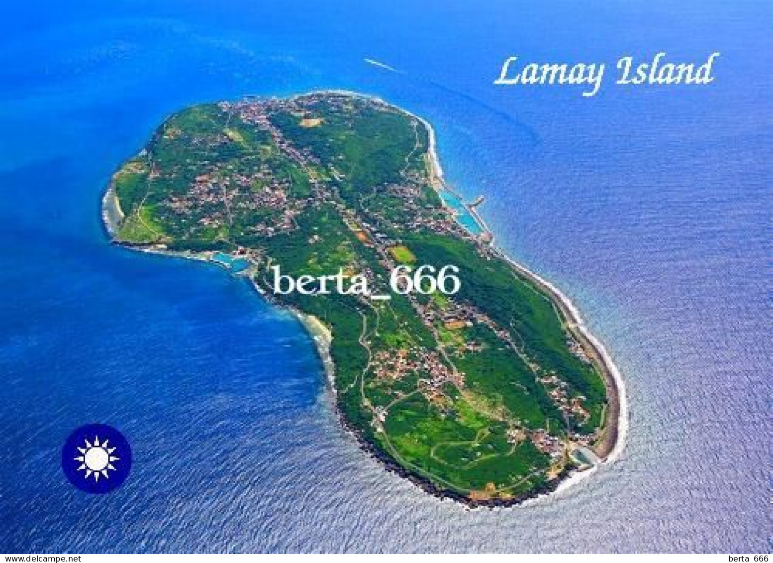 Taiwan Liuqiu Island Lamay Aerial View New Postcard - Taiwán