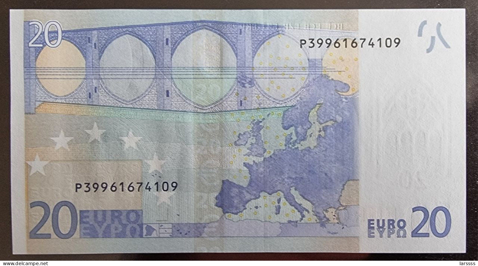 1 X 20€ Euro Draghi  R030G2 P39961674109 - UNC  Netherlands / Holland - 20 Euro