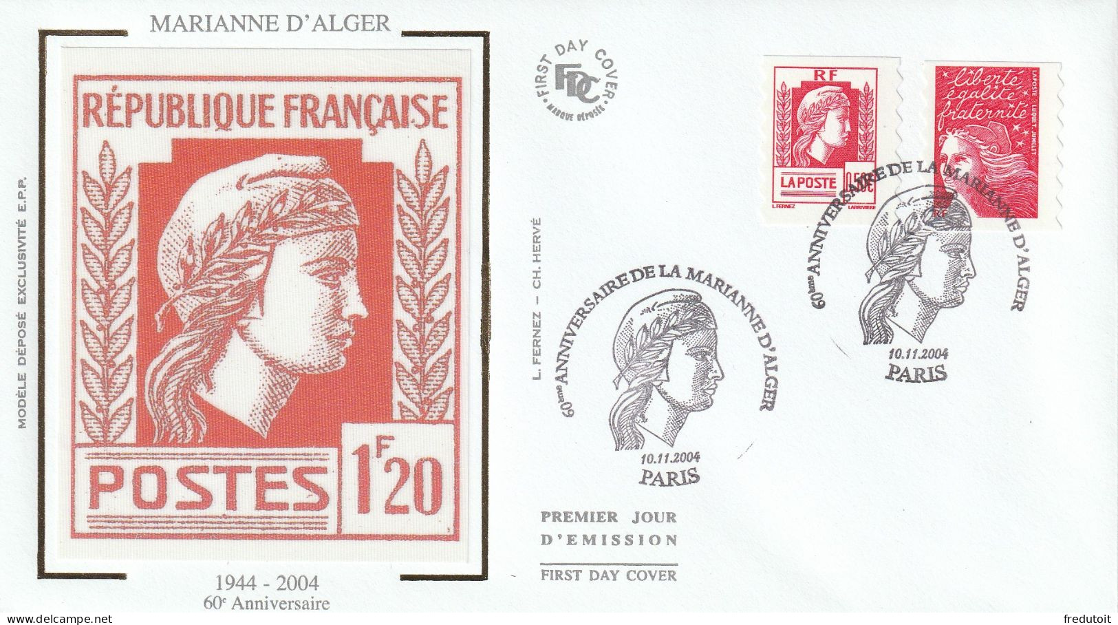 FDC - 2004 - Marianne D'Alger - 2000-2009