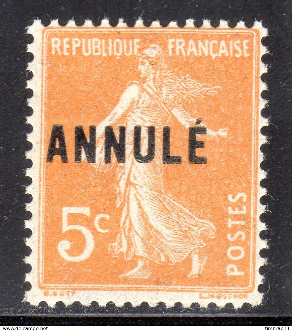 N° 158-CI 1 (Semeuse) Neuf* TB: COTE= 14 € - Cursussen