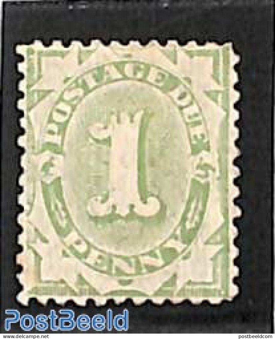 Australia 1902 1d, Postage Due, Type II, Perf. 11, Unused (hinged) - Otros & Sin Clasificación