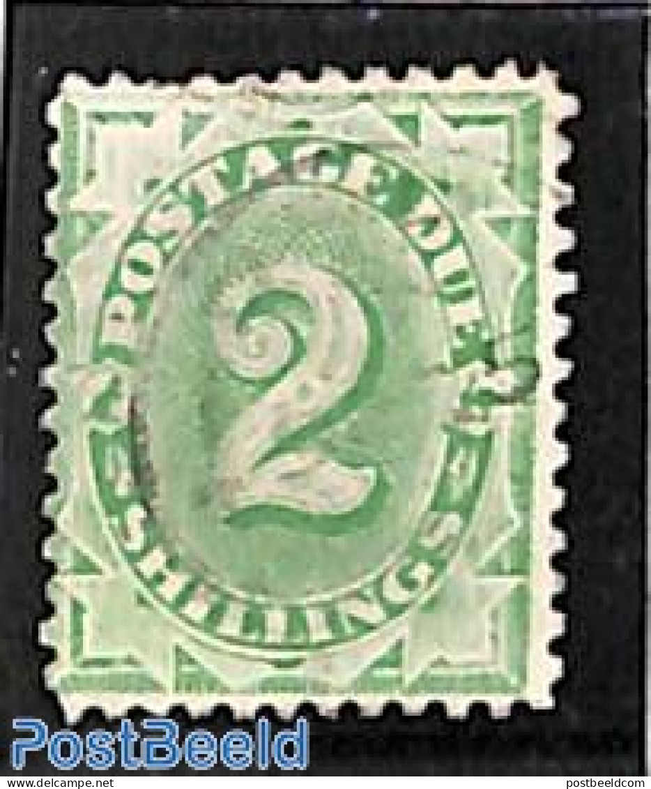Australia 1902 2sh, Postage Due, Type II, Perf. 12:11.5, Used, Used Stamps - Otros & Sin Clasificación