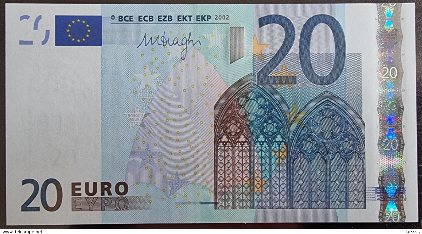 1 X 20€ Euro Draghi  R030C2 L44121233786 - UNC  Finland / Finnland - 20 Euro