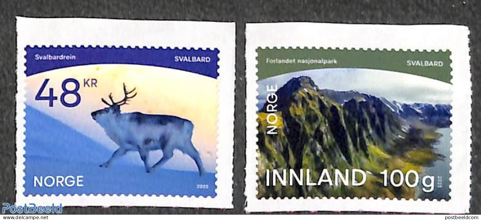 Norway 2023 Svalbard National Park 2v S-a, Mint NH, Nature - Animals (others & Mixed) - National Parks - Ongebruikt