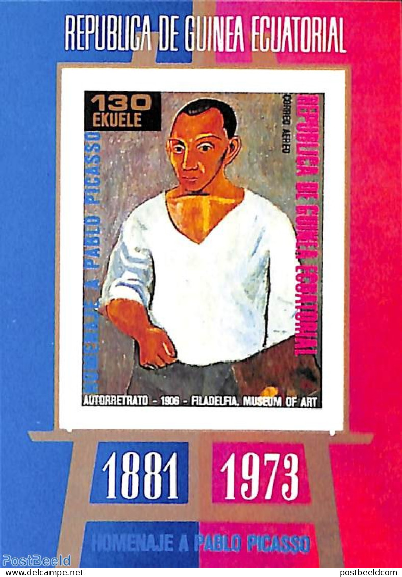 Equatorial Guinea 1973 Picasso S/s, Imperforated, Mint NH, Art - Modern Art (1850-present) - Pablo Picasso - Paintings - Equatorial Guinea