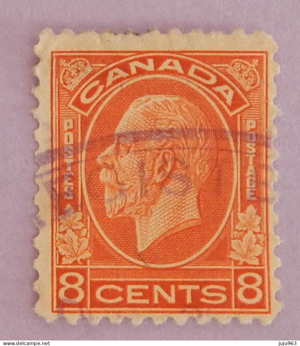 CANADA YT 166 OBLITÉRÉ "GEORGE V" ANNÉES 1932/1933 - Usati