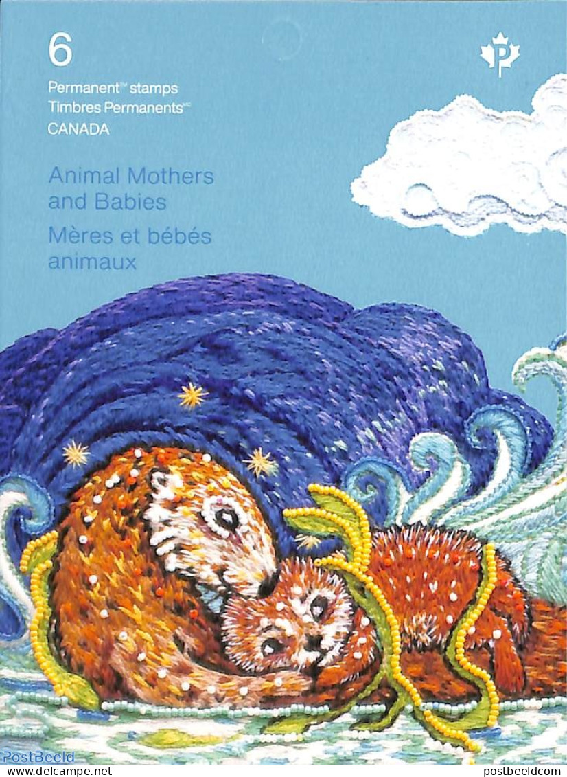 Canada 2023 Animal Mothers And Babies Booklet S-a, Mint NH, Nature - Animals (others & Mixed) - Stamp Booklets - Ungebraucht