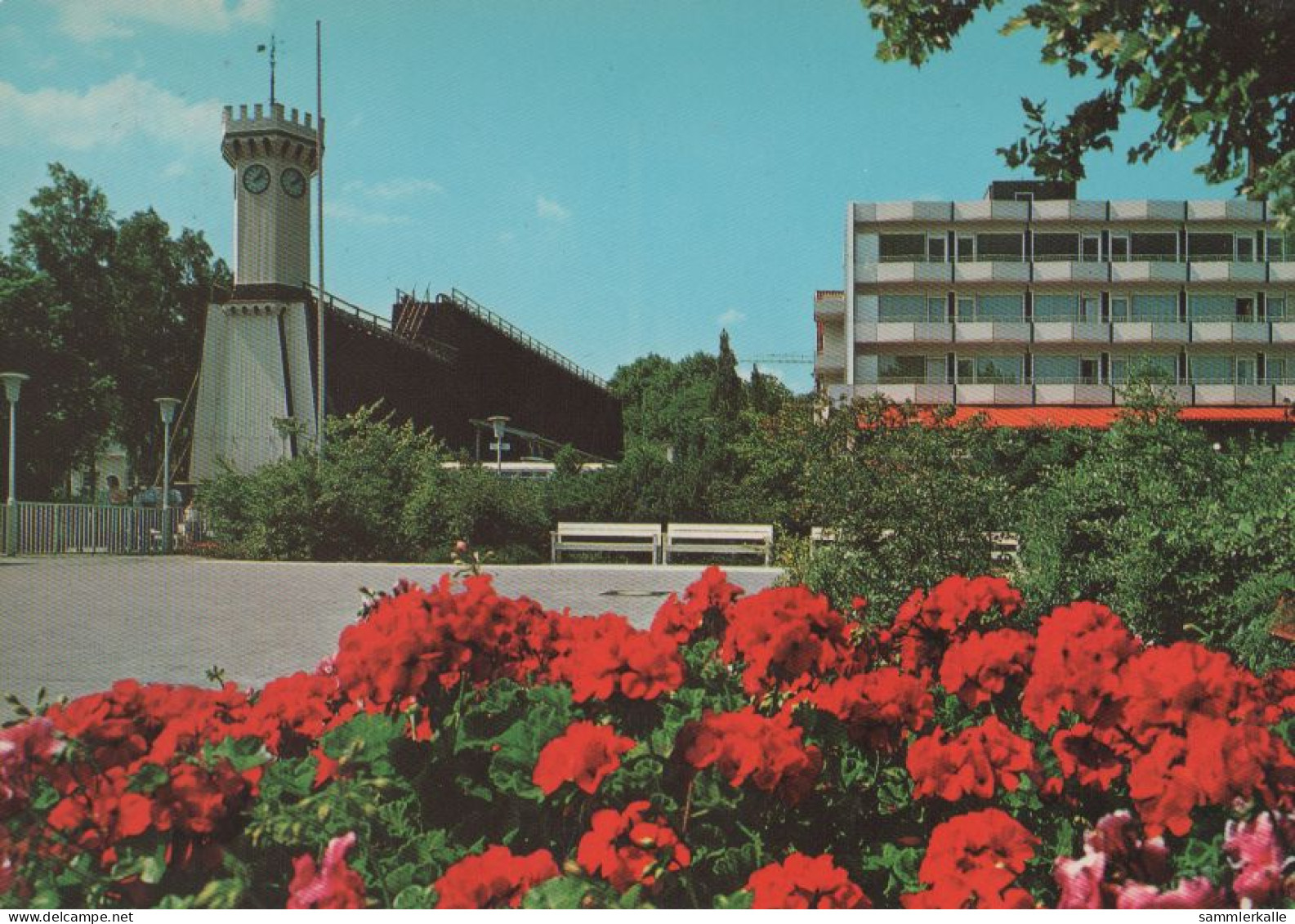 28295 - Bad Salzuflen - Uhrturm Und Kurparkhotel - 1982 - Bad Salzuflen