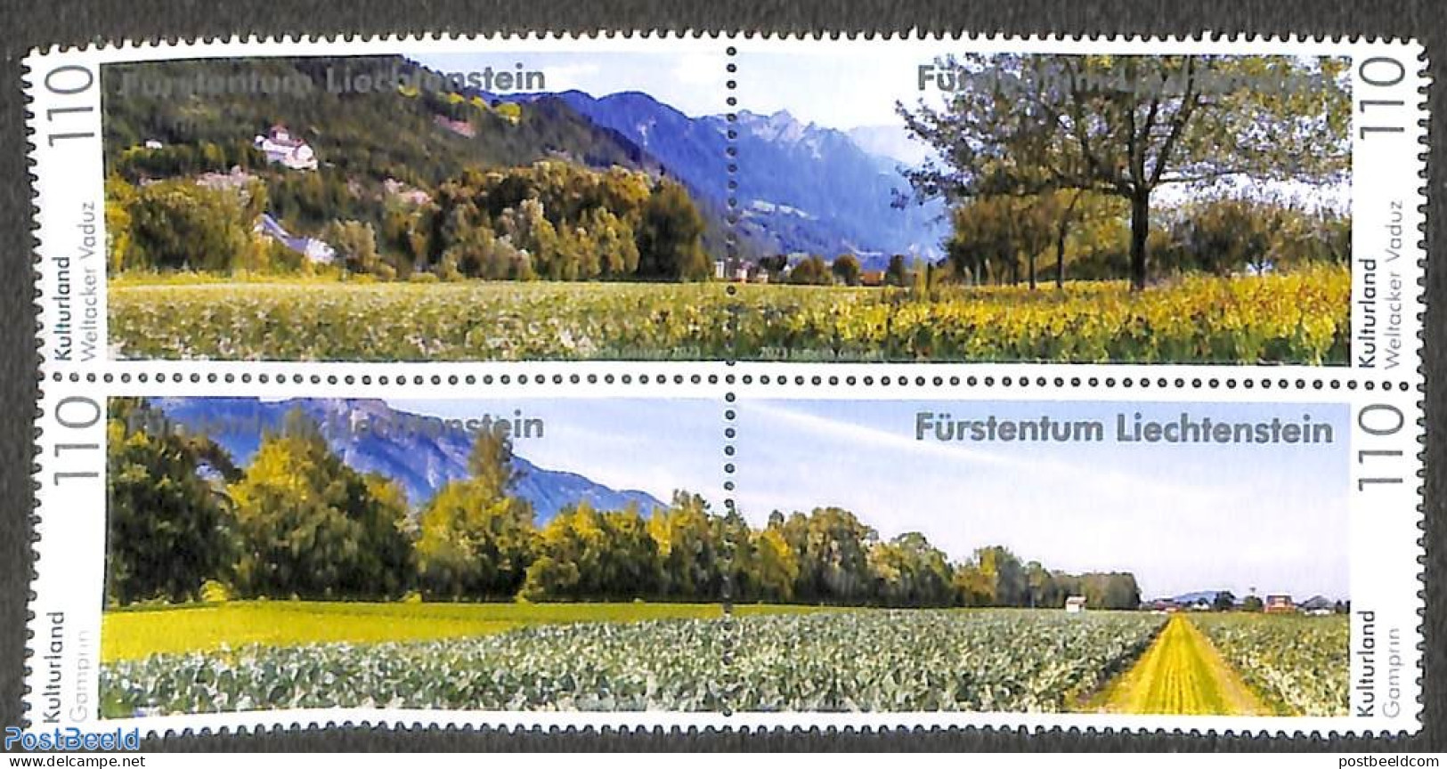 Liechtenstein 2023 Panorama 4v [+], Mint NH - Unused Stamps