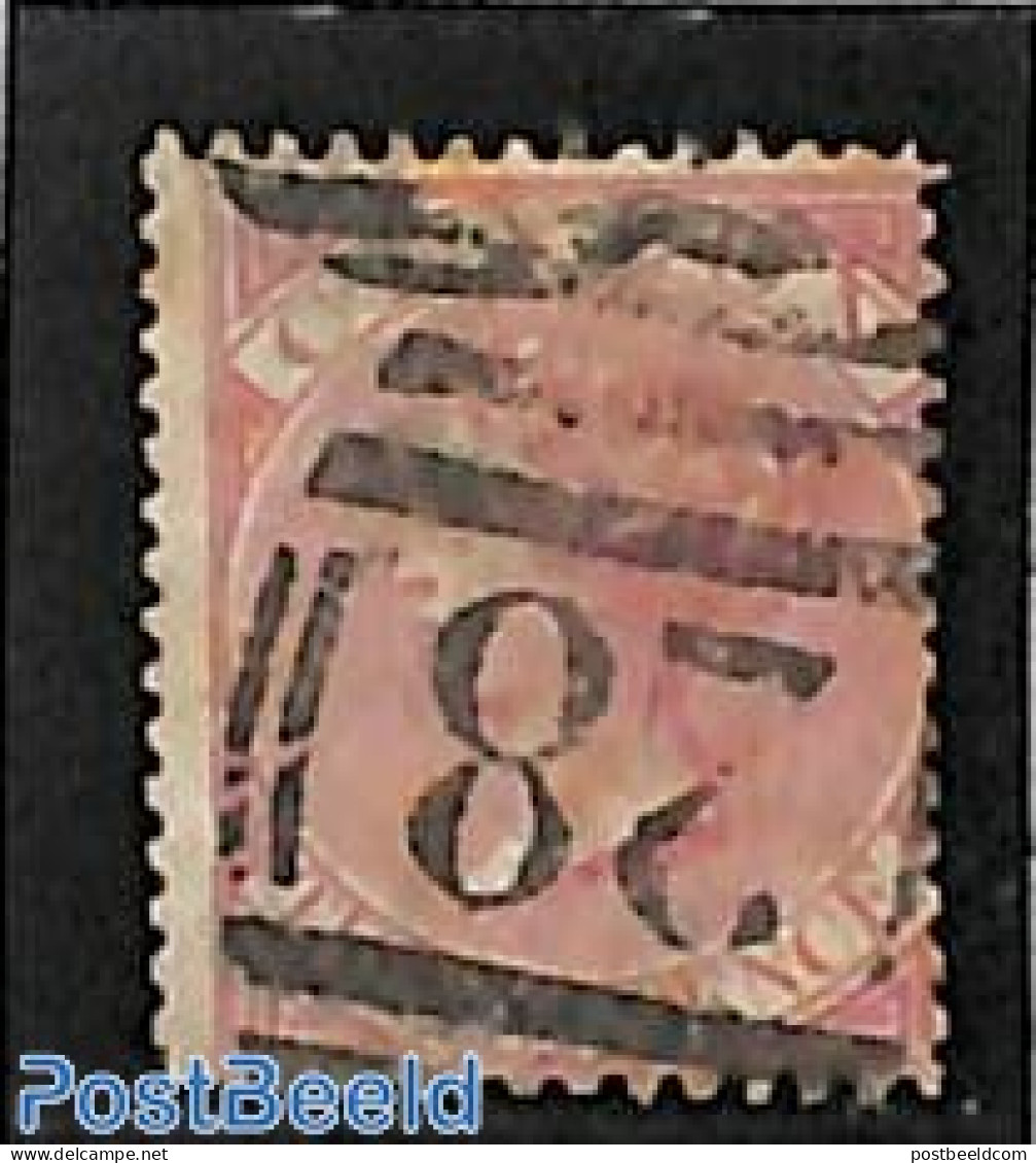Sri Lanka (Ceylon) 1867 3d, Perf. 14, Used, Used Stamps - Sri Lanka (Ceilán) (1948-...)