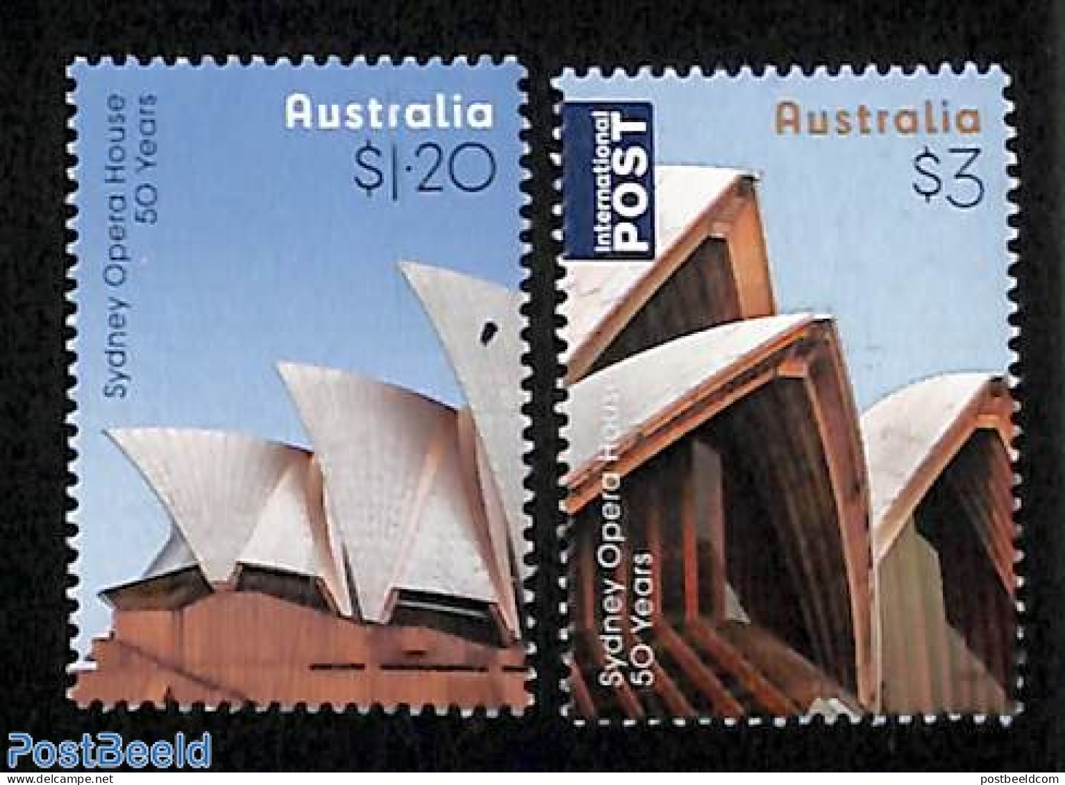 Australia 2023 Sydney Opera House 2v, Mint NH, Performance Art - Theatre - Art - Modern Architecture - Unused Stamps