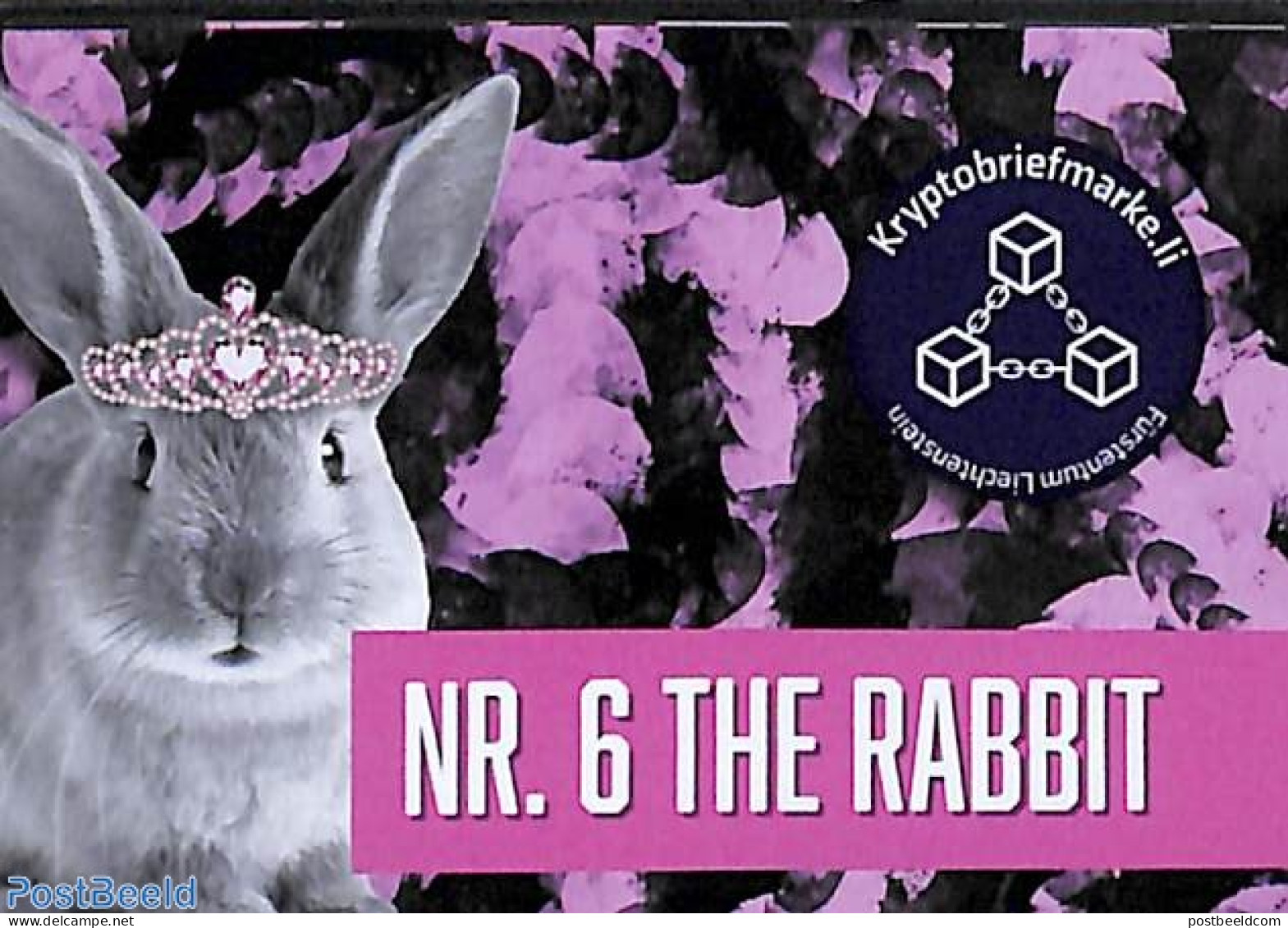 Liechtenstein 2023 Crypto Stamp No. 6, The Rabbit, Mint NH, Nature - Various - Rabbits / Hares - Crypto Stamps - Ungebraucht