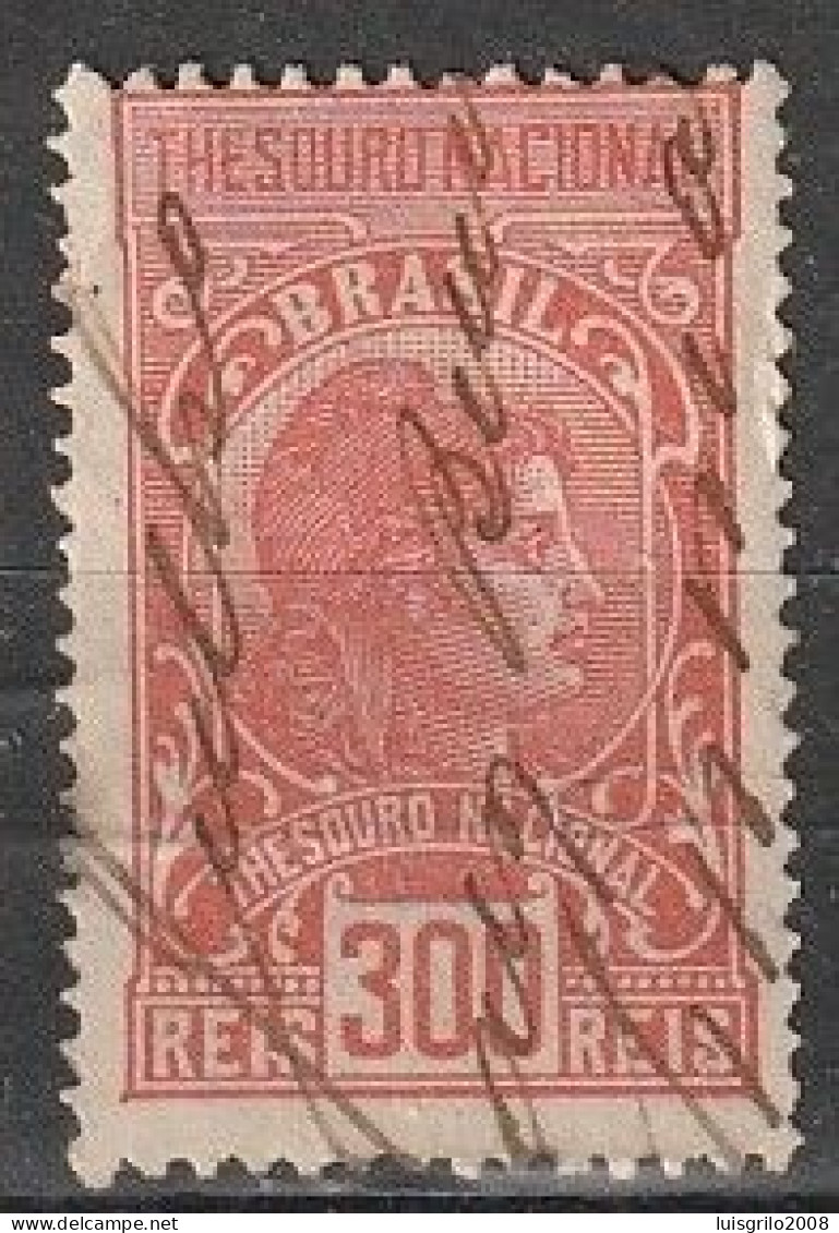 Revenue/ Fiscal, Brasil - Thesouro Nacional. 300 Reis - Timbres-taxe