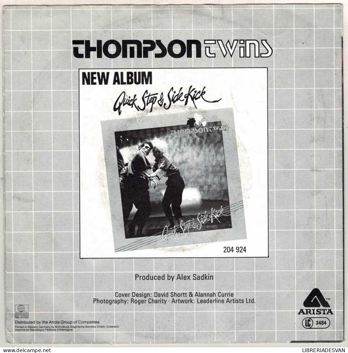 Thompson Twins - Love On Your Side / Love On Your Back. Single - Other & Unclassified