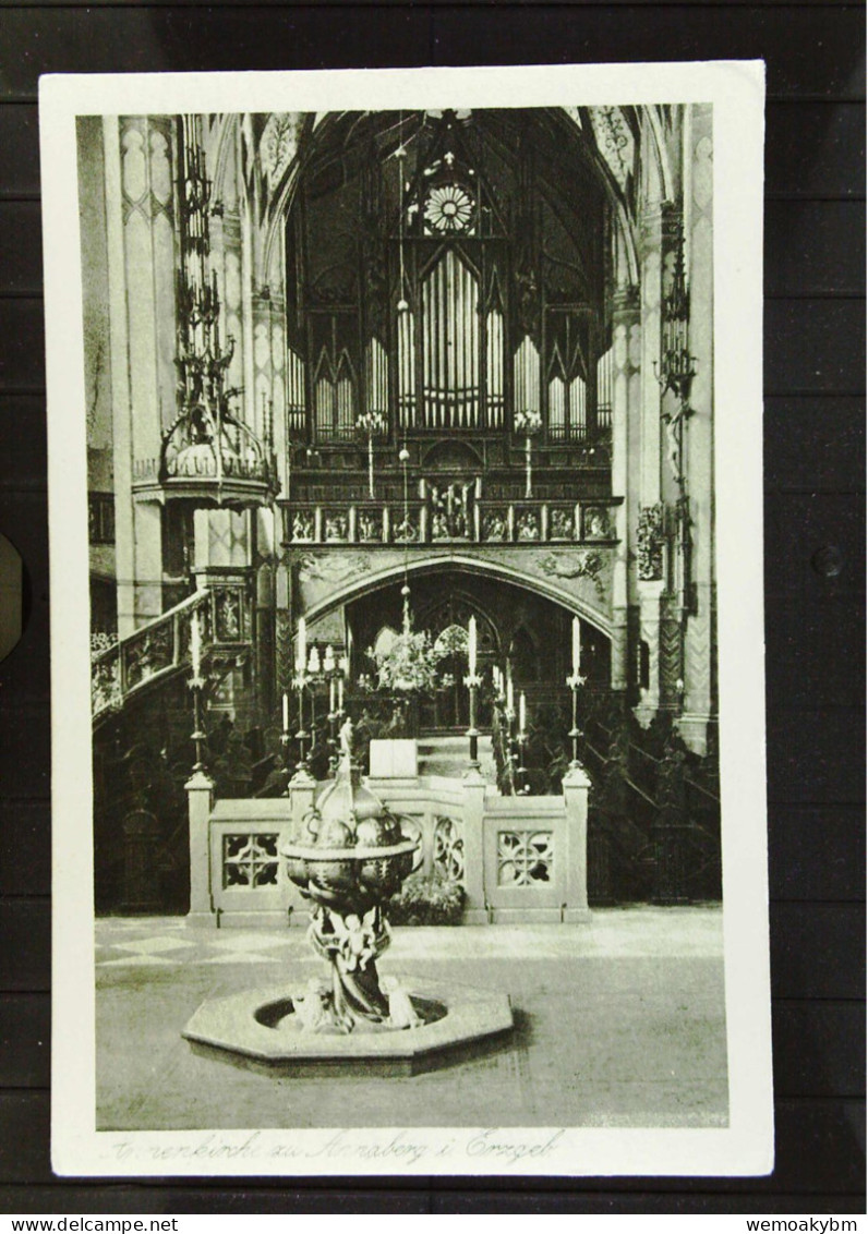 DR:  Ansichtskarte Von Annaberg I. Erzbeg., Annenkirche - Nicht Gelaufen, Um 1926 - Annaberg-Buchholz