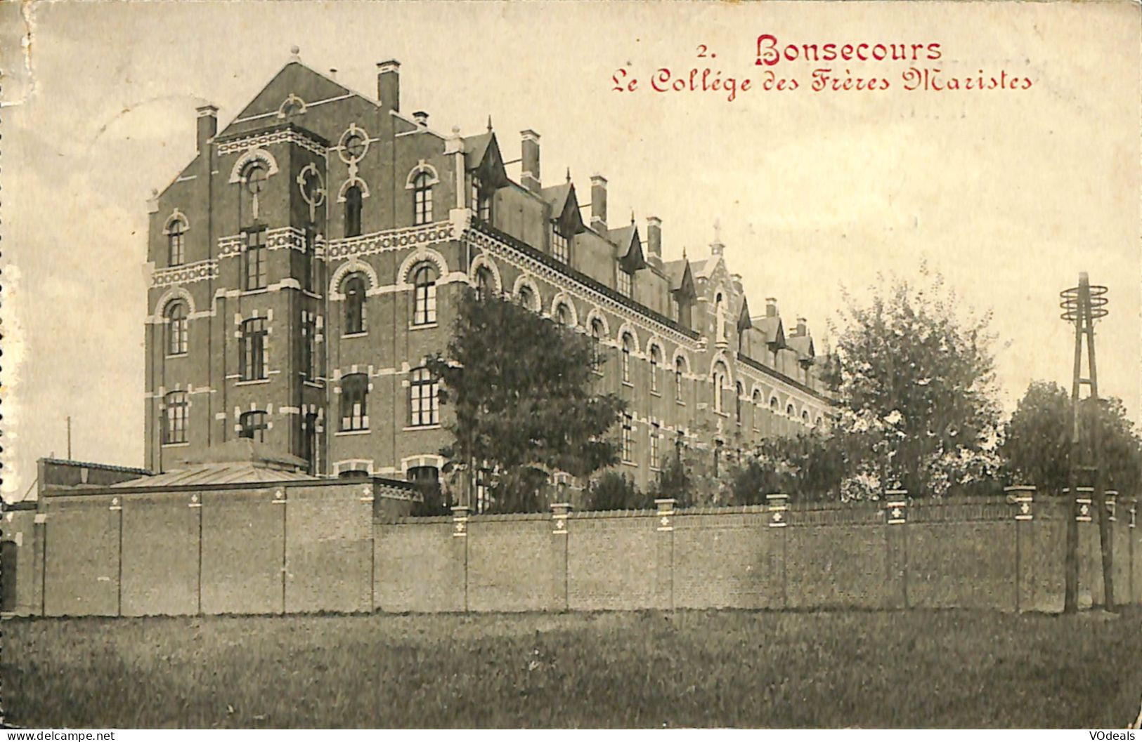 Belgique - Hainaut - Bonsecours - Le Collège Des Frères Maristes - Péruwelz