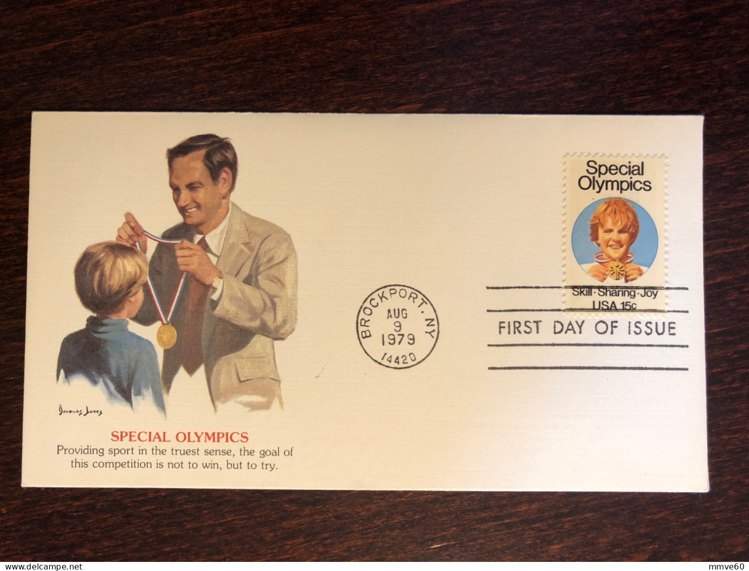 USA FDC COVER 1979 YEAR SPECIAL OLYMPICS DISABLED SPORTS HEALTH MEDICINE STAMPS - 1971-1980