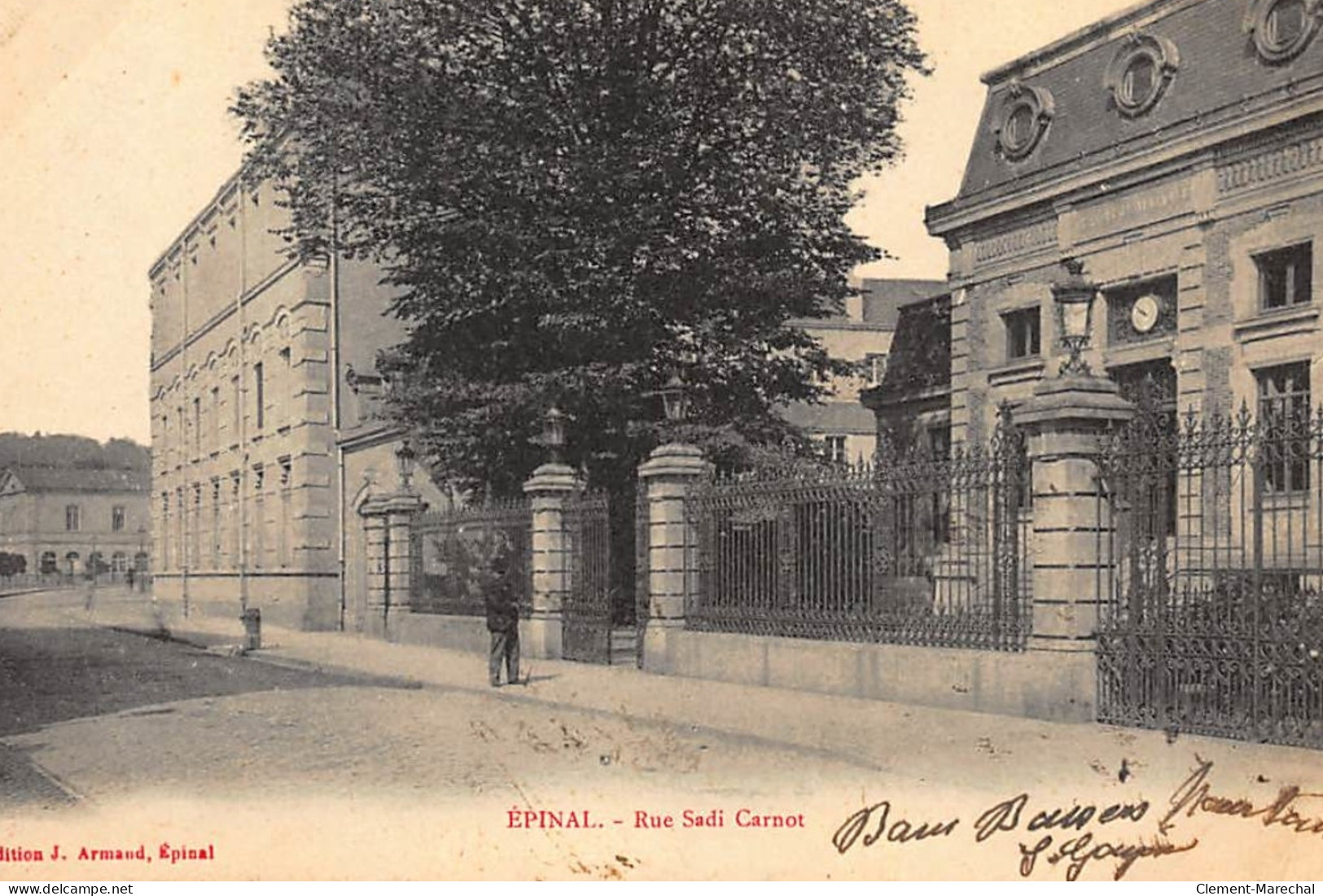 EPINAL : La Banque De France, Rue Sadi Carnot - Tres Bon Etat - Banques