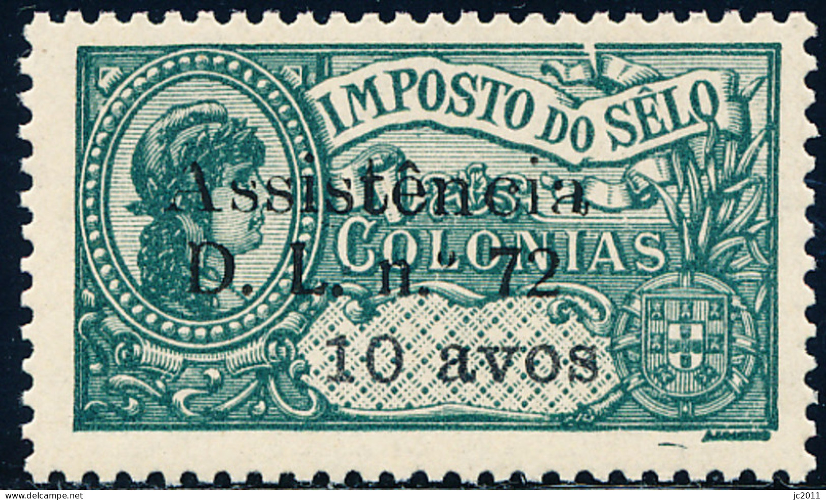 Timor - 1936 / 1937 - Tax Stamp / Assistência - MNH - Timor