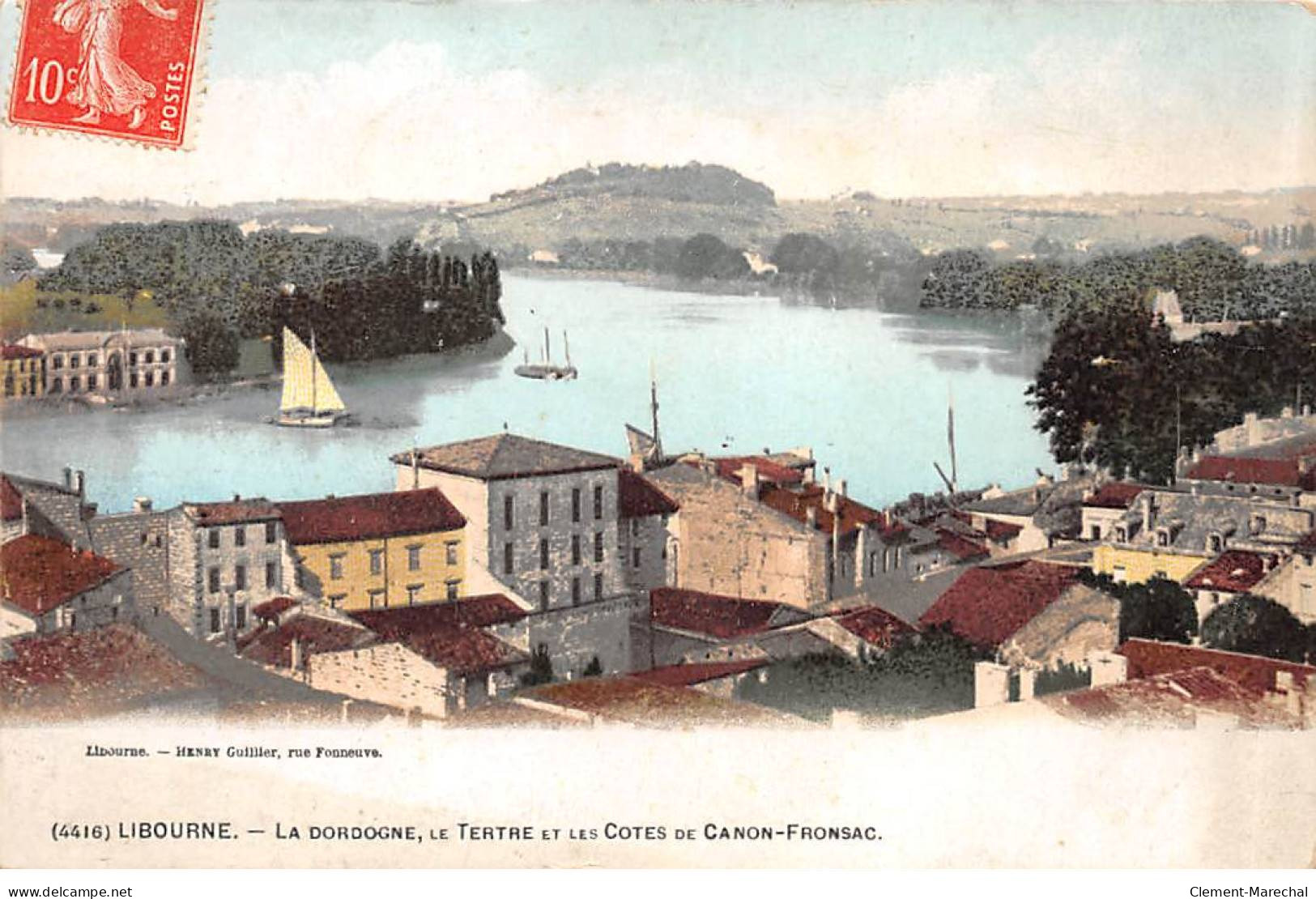 LIBOURNE - La Dordogne, Le Tertre Et Les Cotes De Canon Fronsac - Très Bon état - Libourne