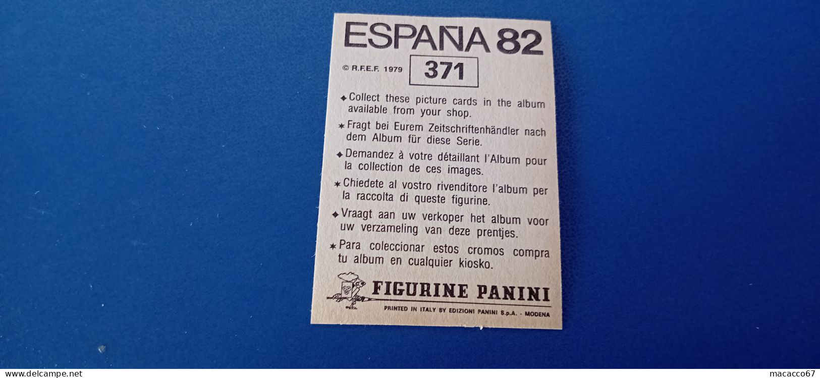 Figurina Panini WM Espana 82 - 371 Junior Brasile - Italienische Ausgabe