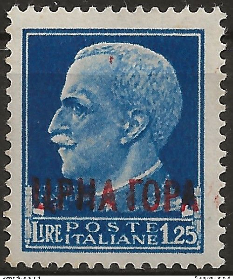 OIMO23N - 1941 Occup. Milit. Ital. MONTENEGRO, Sass. Nr. 23, Francobollo Nuovo Senza Linguella **/ - Montenegro