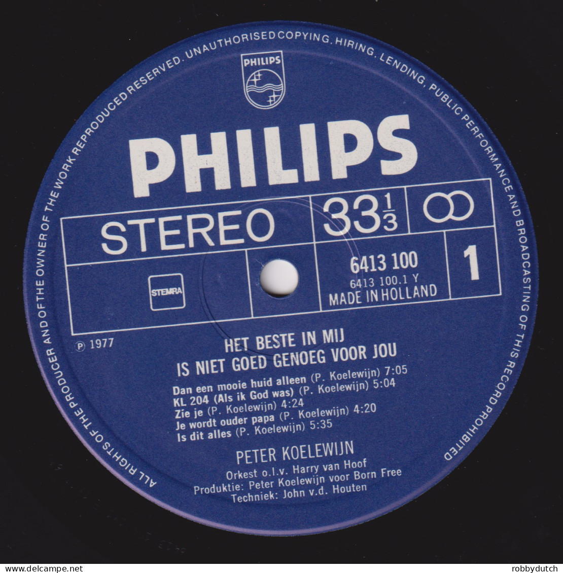 * LP *  PETER KOELEWIJN - HET BESTE IN MIJ IS NIET GOED GENOEG VOOR JOU (Holland 1977) - Autres - Musique Néerlandaise