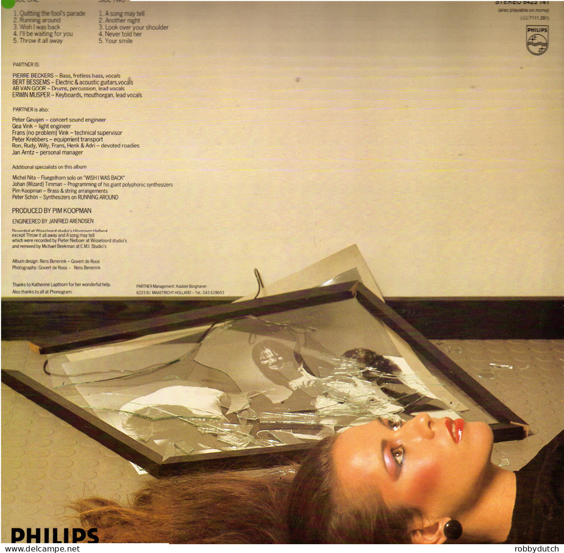 * LP *  PARTNER - ON SECOND THOUGHTS (A) (Holland 1979) - Rock