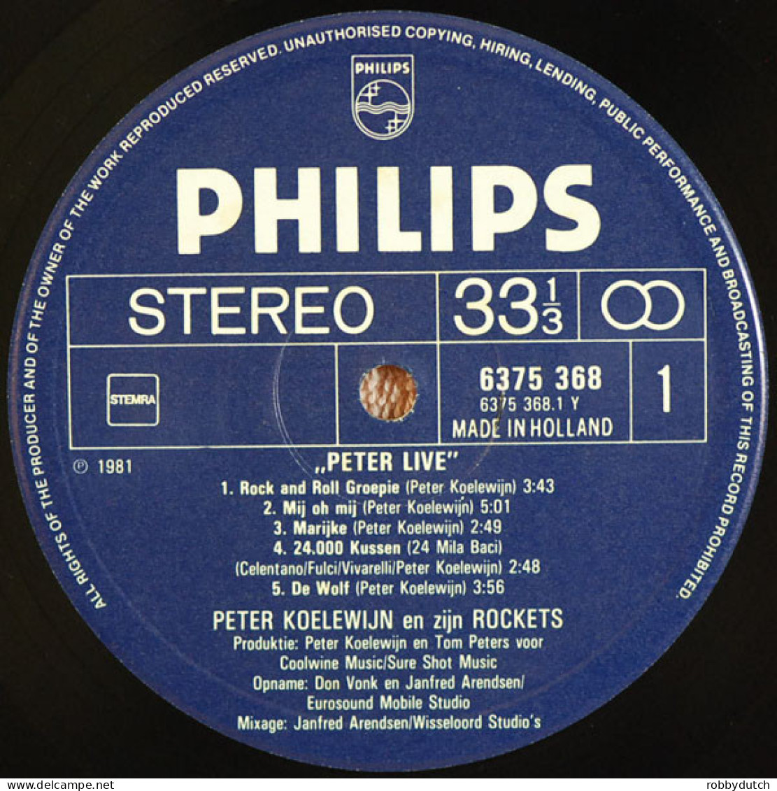 * 2LP *  PETER KOELEWIJN EN ZIJN ROCKETS - PETER LIVE ( Holland 1981)