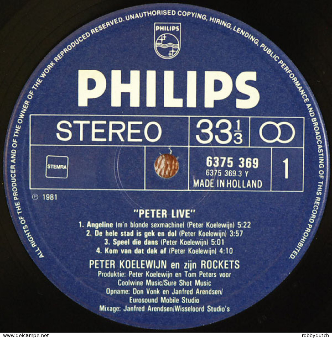 * 2LP *  PETER KOELEWIJN EN ZIJN ROCKETS - PETER LIVE ( Holland 1981)