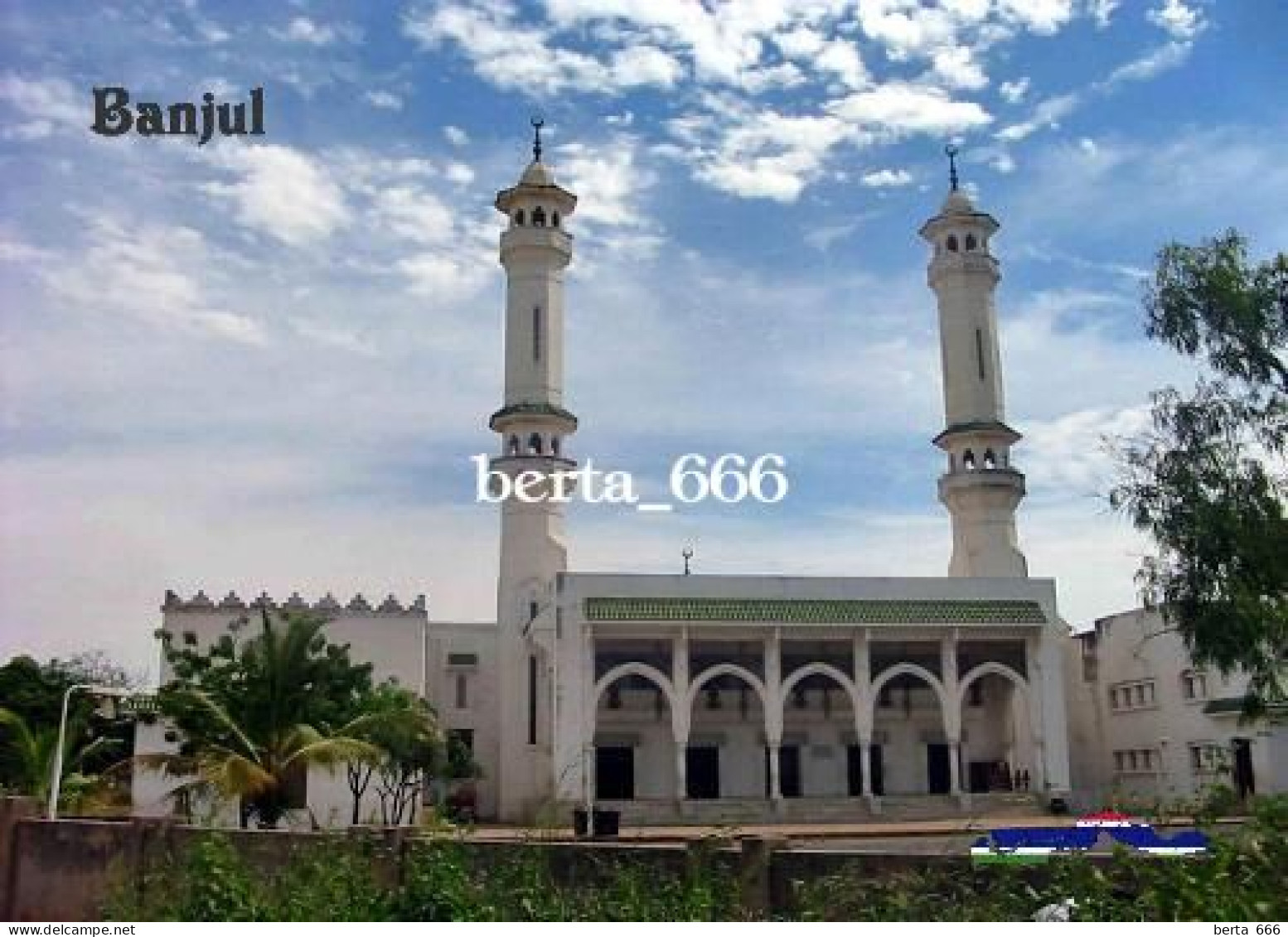 Gambia Banjul Mosque New Postcard - Gambie